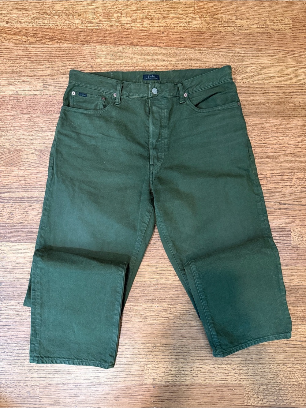 Polo by Ralph Lauren Men’s Dark Green Relaxed Jeans
